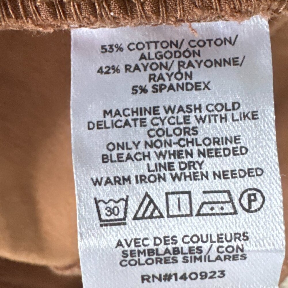 LOFT Boot Cut Pants in Warm Brown - Picture 5 of 5